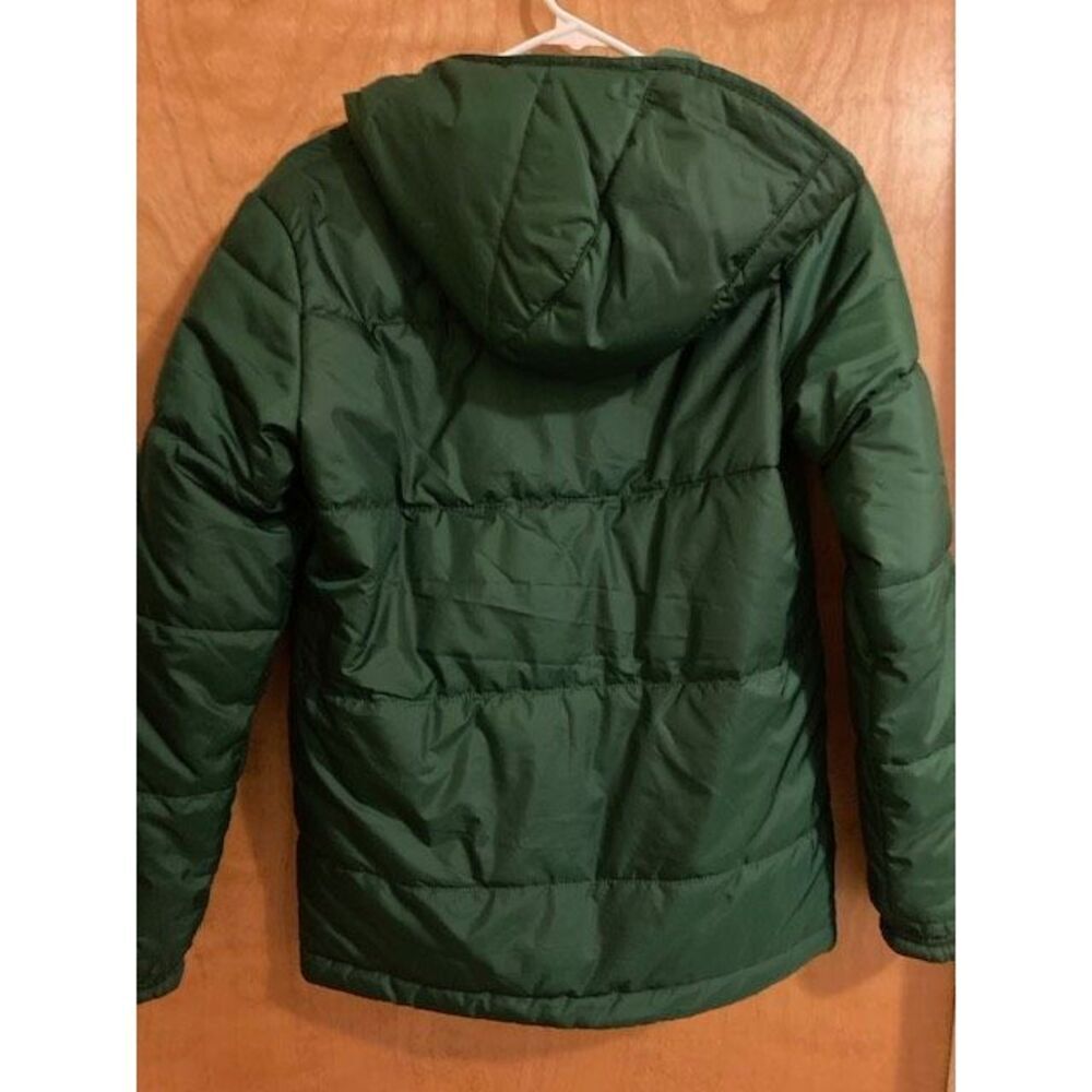 Columbia Youth Reversible Jacket Fleece Bubble Green & Yellow Size L (14/16) - Picture 2 of 14